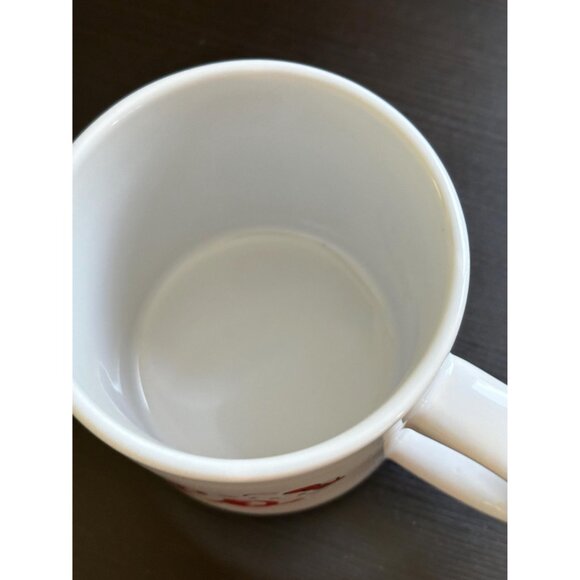 Hello Kitty Script Face Mug | 13 oz Ceramic | Stackable Sanrio Cup | Pre-Loved - Picture 6 of 7